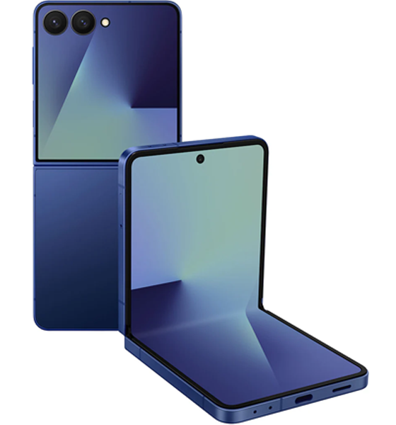 Samsung Galaxy Z Flip7 in Blue Shadow