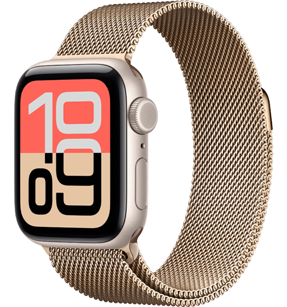 Apple Watch SE 3 in Starlight Aluminum