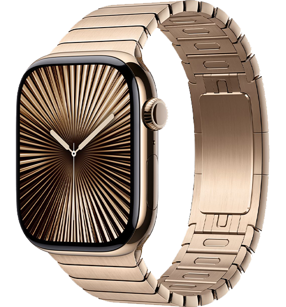 Apple Watch Series 10 in Gold Titanium