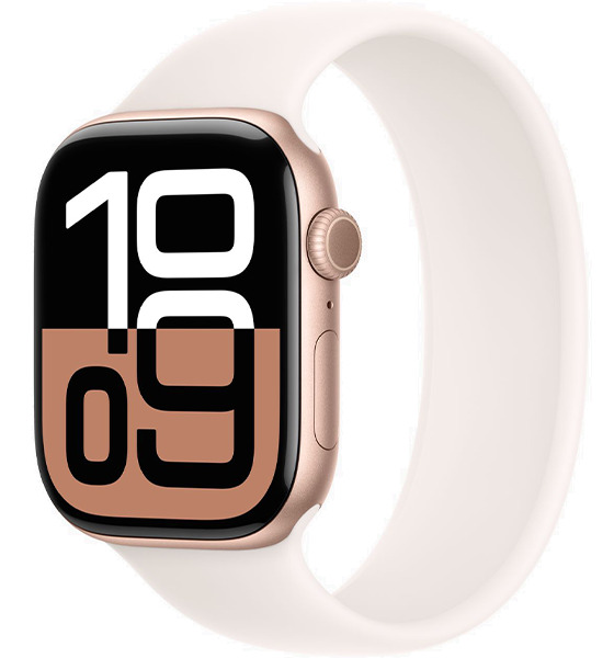 Apple Watch Series 10 in Rose Gold Aluminum