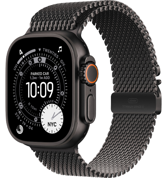 Apple Watch Ultra 3 in Black Titanium