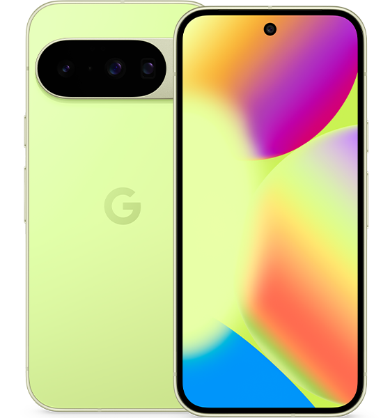 Google Pixel 10 in Lemongrass