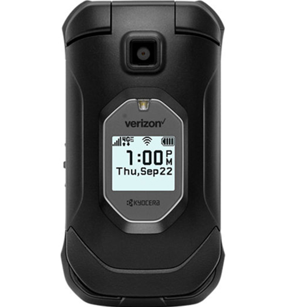 Kyocera DuraXV Extreme+ Front in Black