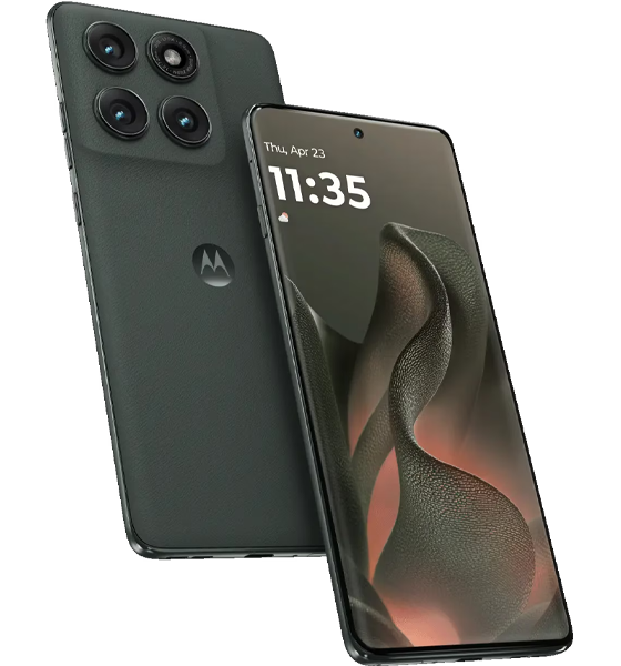 Motorola Edge 2025 in PANTONE Deep Forest