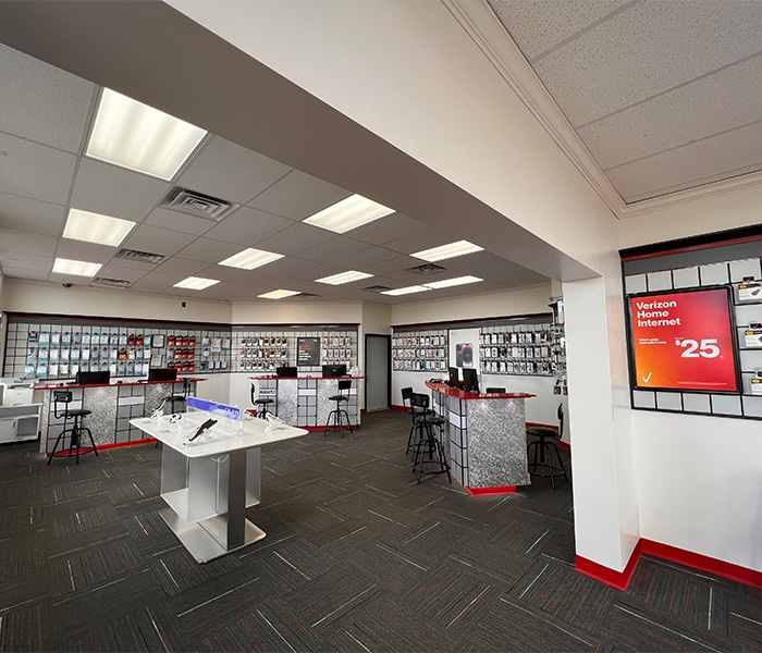 Interior of Verizon on CY Ave
