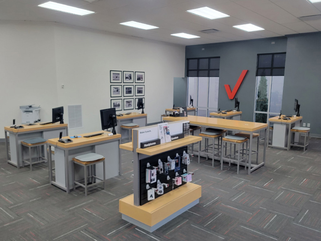 Interior of Verizon on Casper 2nd St