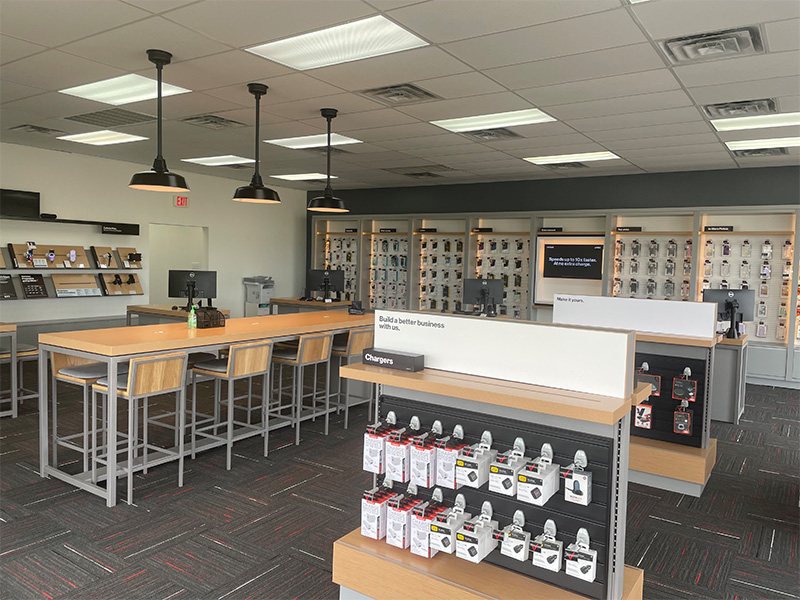 Interior of Verizon in Douglas, WY