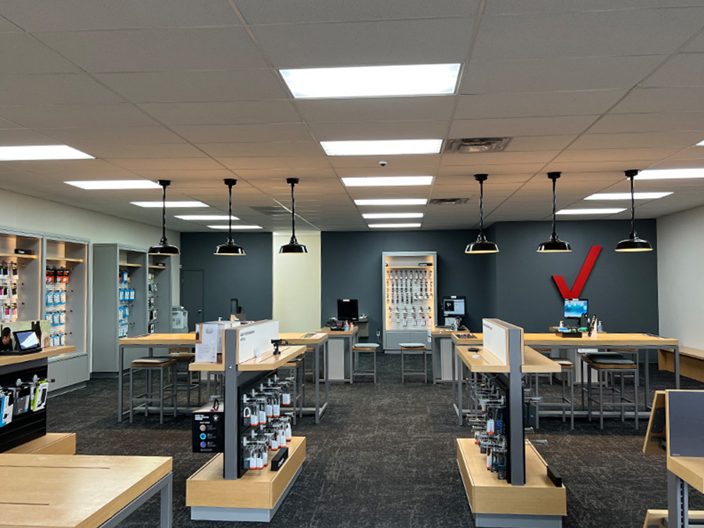 Interior of Verizon in Arvada, CO